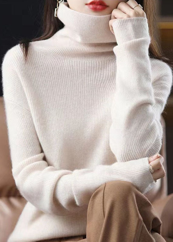 Women's Thick Turtleneck Sweater – Warm and Elegant Knitwear