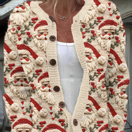 Women's Ugly Christmas Knit Cardigan Sweater