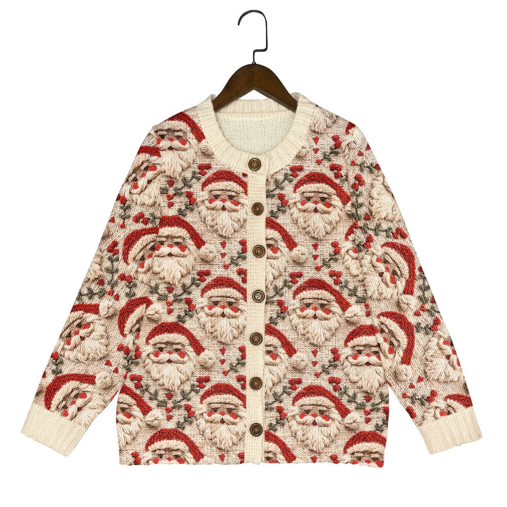Women's Ugly Christmas Knit Cardigan Sweater