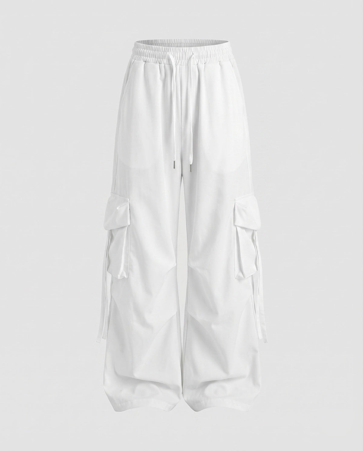 Pantalon cargo ample urbain à entrejambe bas pour femmes, avec poches