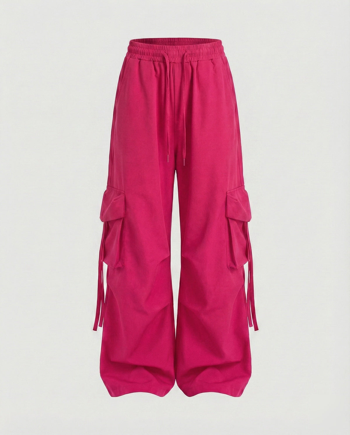 Pantalon cargo ample urbain à entrejambe bas pour femmes, avec poches