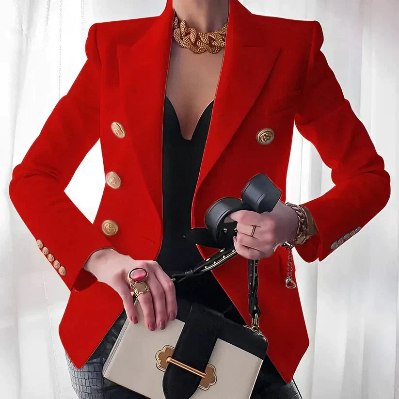 Women's Vintage-Inspired Blazer – Classic Tailoring with a Modern Twist