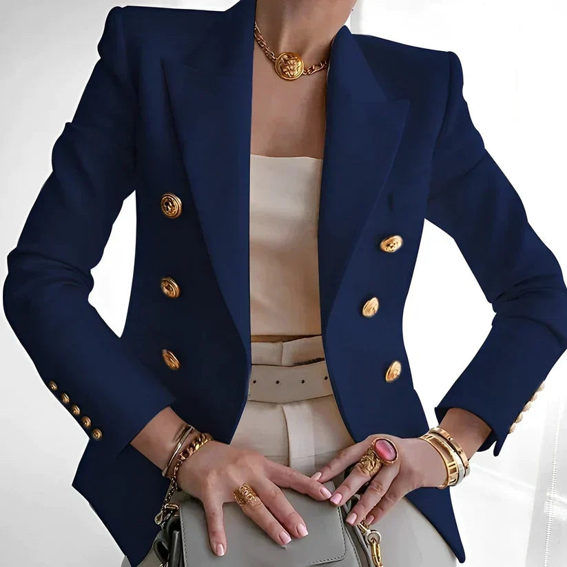 Women's Vintage-Inspired Blazer – Classic Tailoring with a Modern Twist