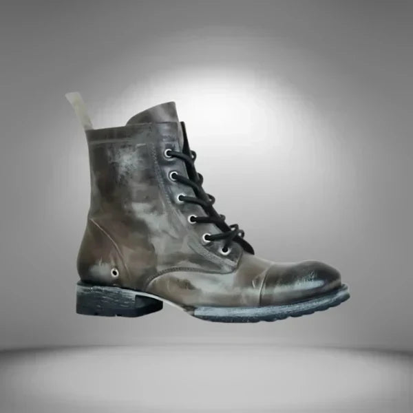 Women's Vintage Lace-Up Combat Boots
