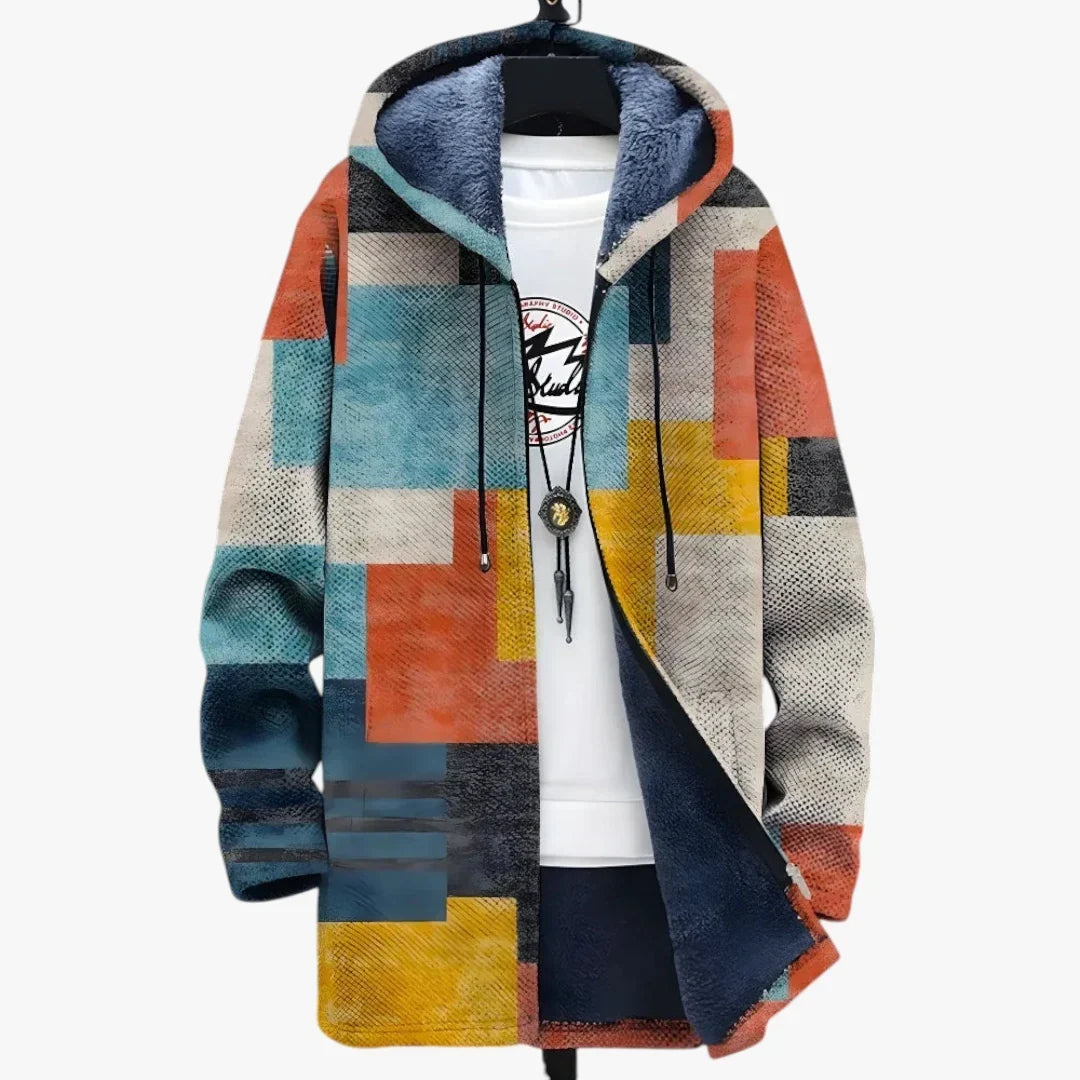 Veste longue chaude à capuche pour femme - veste d'hiver matelassée et parka longue