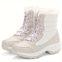Women's Waterproof and Non-Slip Lined Winter Boots