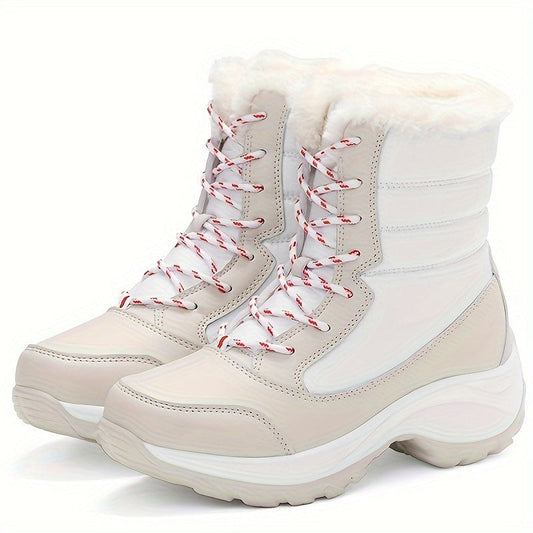 Women's Waterproof and Non-Slip Lined Winter Boots