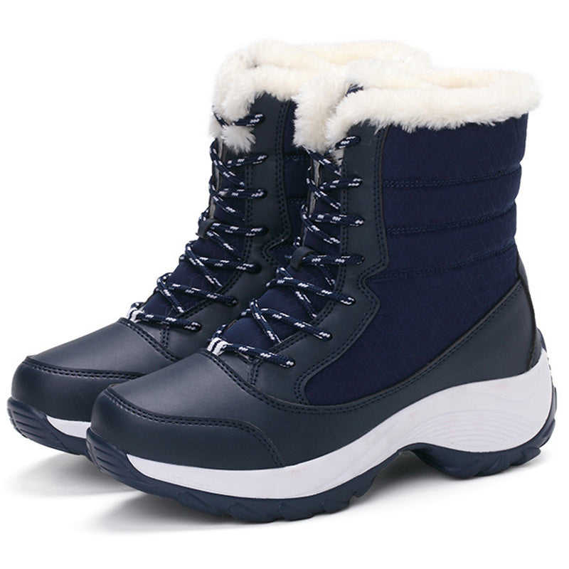 Women's Waterproof and Non-Slip Lined Winter Boots