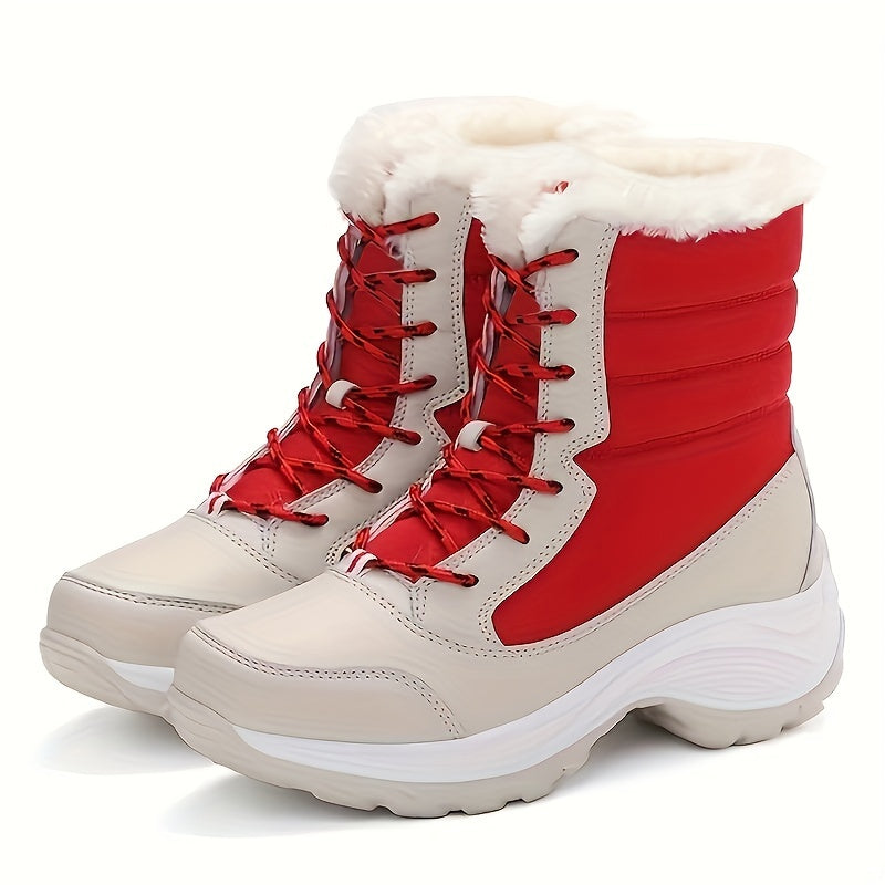Women's Waterproof and Non-Slip Lined Winter Boots
