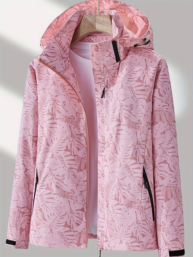 Women's Waterproof and Windproof Hooded Jacket