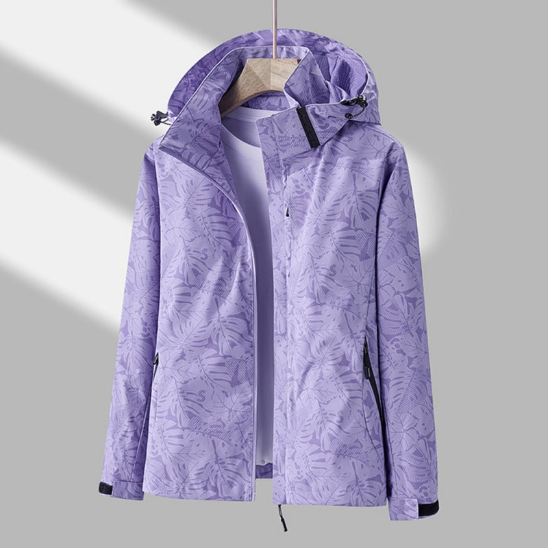 Women's Waterproof and Windproof Hooded Jacket
