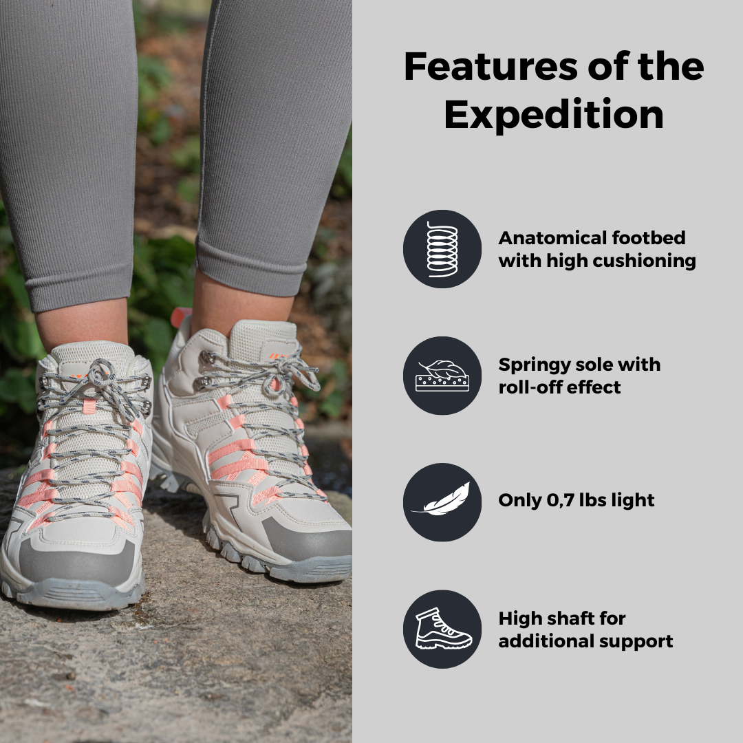 Women's Waterproof Leather Hiking Boots
