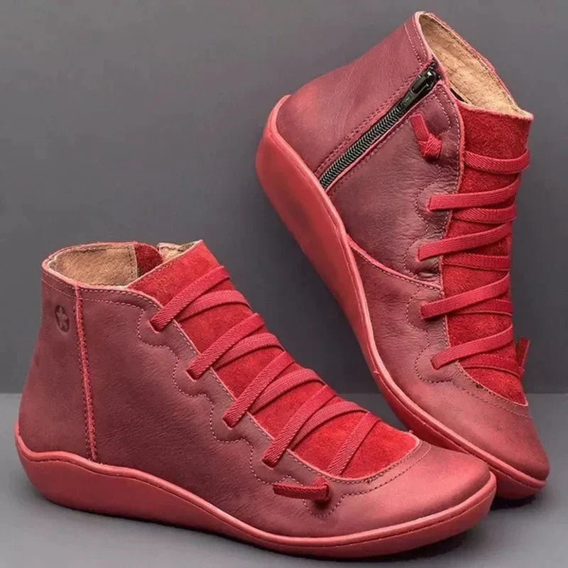 Bottes d'hiver imperméables pour femme avec semelle confortable et soutien de la voûte plantaire