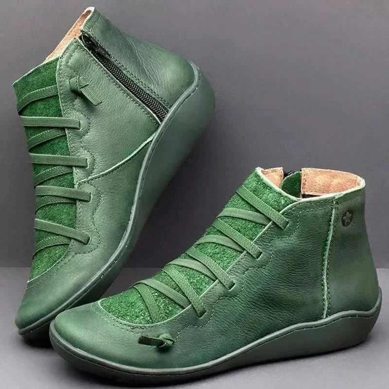Bottes d'hiver imperméables pour femme avec semelle confortable et soutien de la voûte plantaire