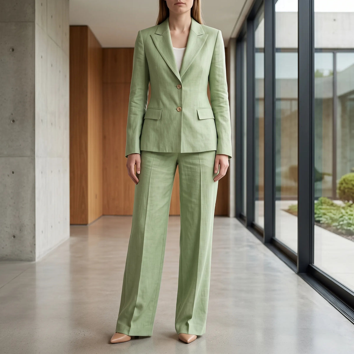 Women's Wide-Leg Pantsuit