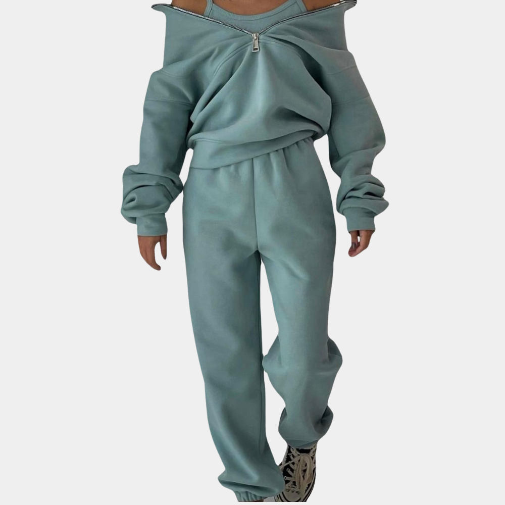 Women's Zip Tracksuit | Comfort & Style