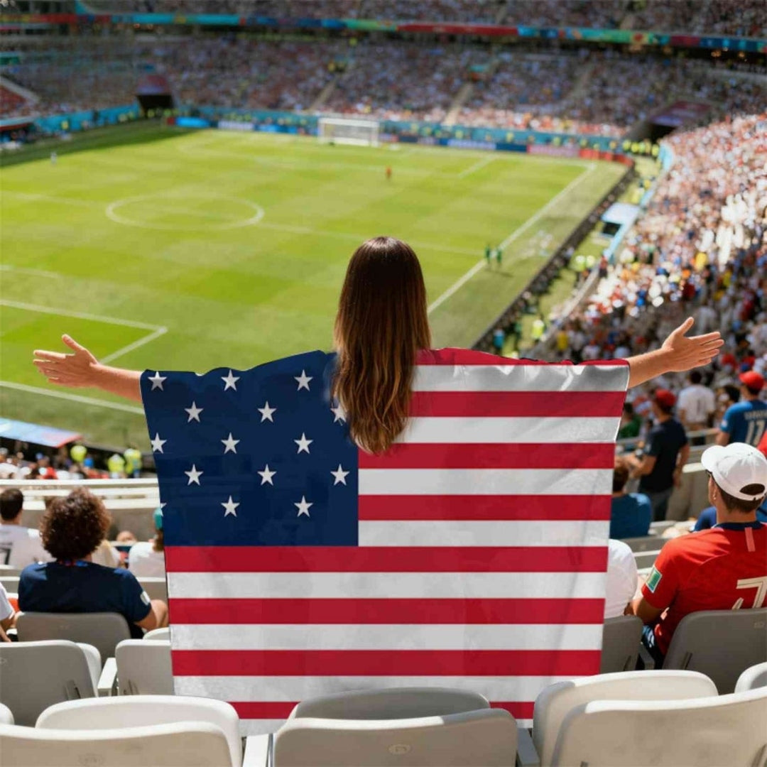 World Cup Flag Lightweight Supporter Cape for Fans