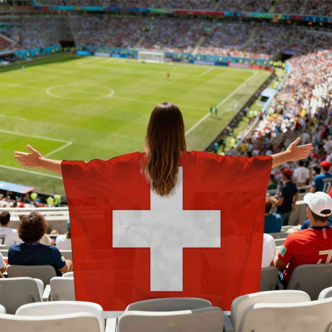 World Cup Flag Lightweight Supporter Cape for Fans
