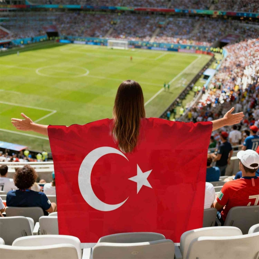 World Cup Flag Lightweight Supporter Cape for Fans