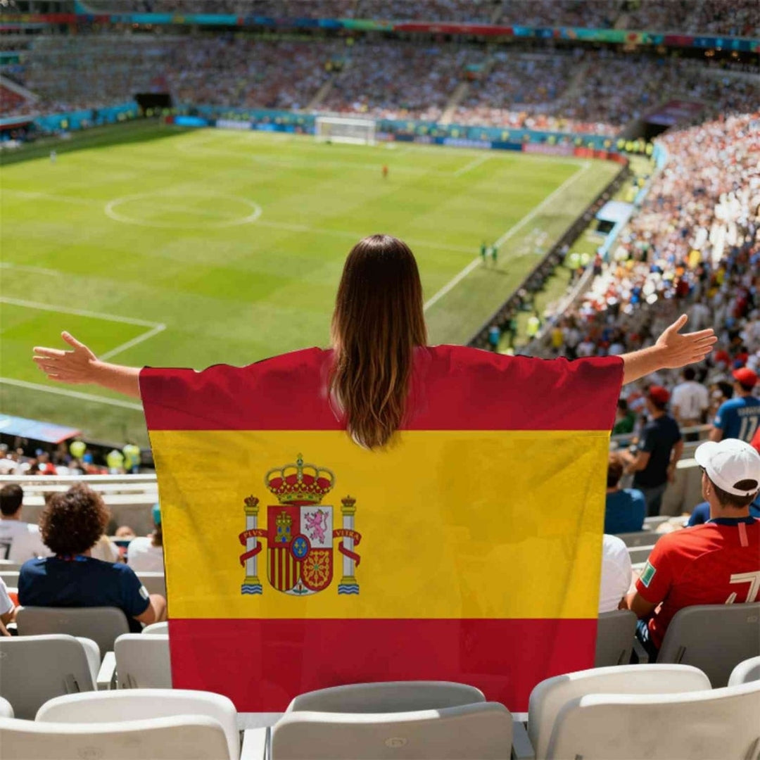 World Cup Flag Lightweight Supporter Cape for Fans