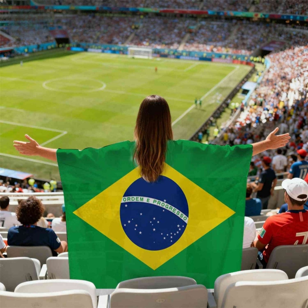 World Cup Flag Lightweight Supporter Cape for Fans