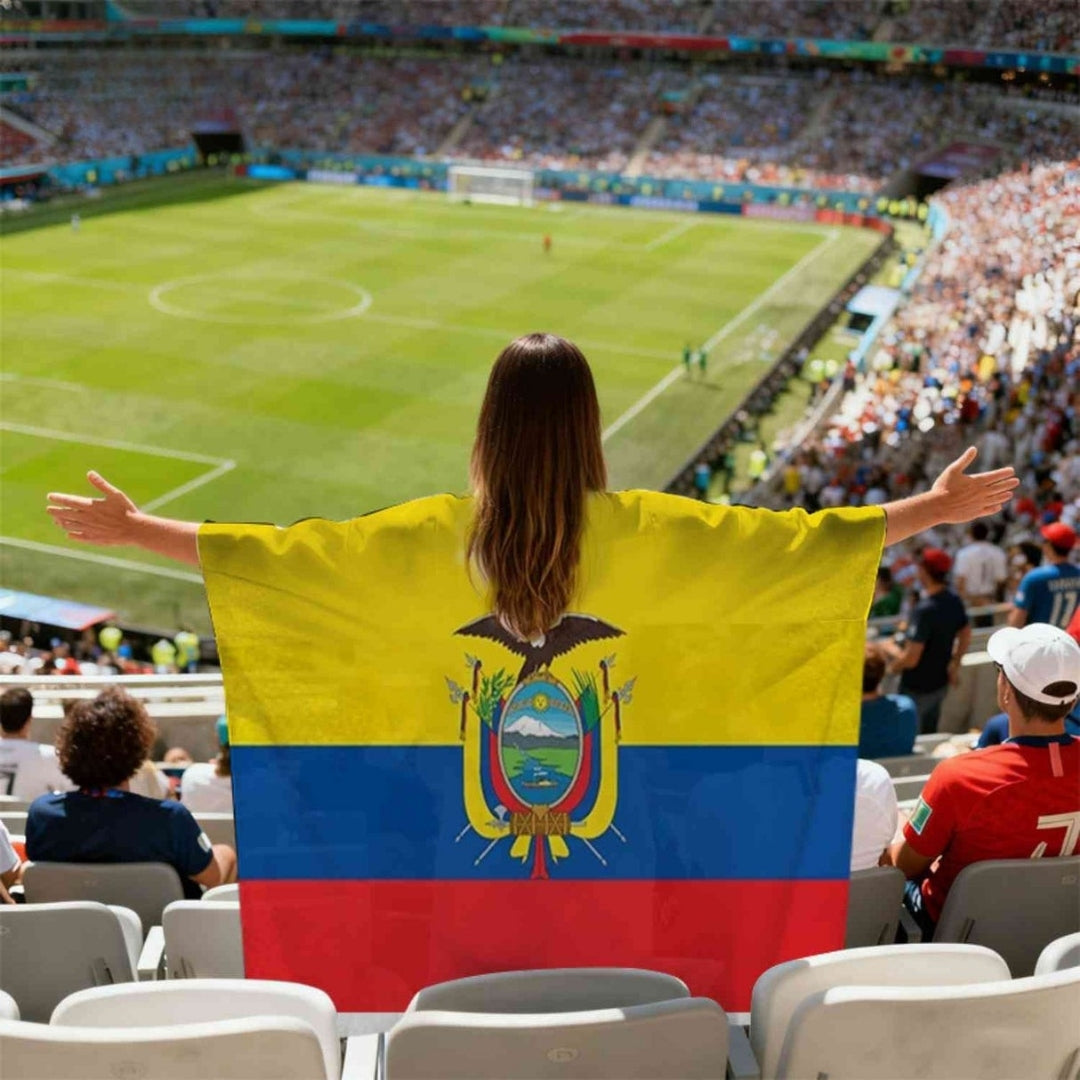 World Cup Flag Lightweight Supporter Cape for Fans