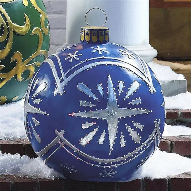 Ornements de Noël XL – boules géantes résistantes aux intempéries pour l’intérieur et l’extérieur