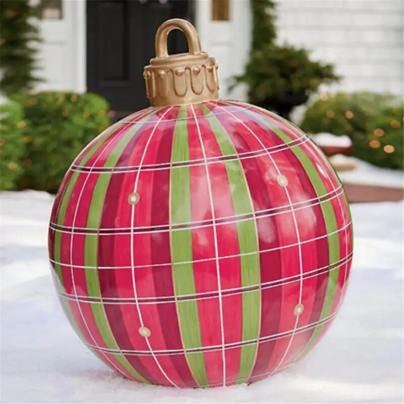Ornements de Noël XL – boules géantes résistantes aux intempéries pour l’intérieur et l’extérieur